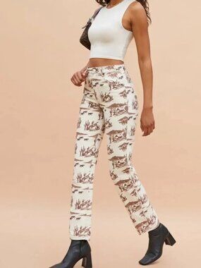 Reformation's Desert Sand High-Rise Size 23
